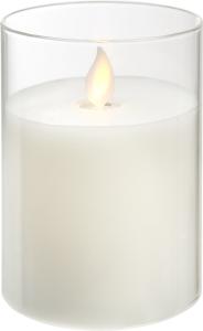 Star Trading M-Twinkle Blockljus LED Vit 10cm