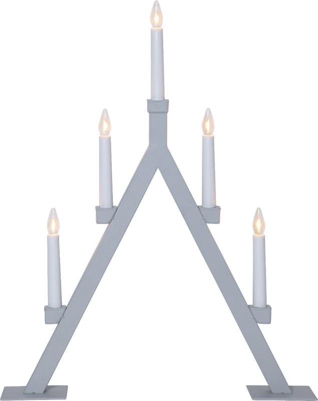 Star Trading Oliver Adventsljusstake Grå 55cm at lavanille