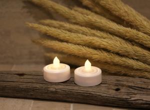 Star Trading Paulo Värmeljus LED Inomhus Vit 2-Pack