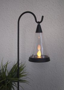 Star Trading Pisa Solcellsdekoration Svart 70cm