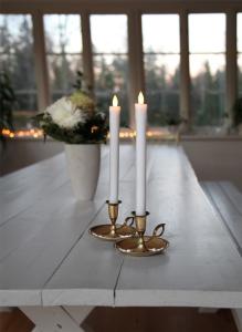 Star Trading Presse Antikljus LED 25cm Vit 2-Pack