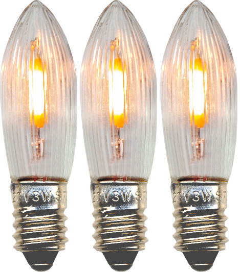 Star Trading Reservlampa 3-Pack Varmvit at lavanille