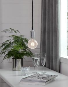 Star Trading Classical Sladdställ E27 Zink 3,5m