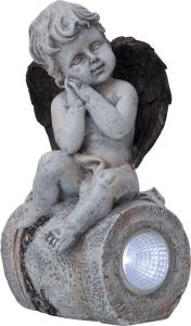 Star Trading Angel Solcellsdekoration Grå