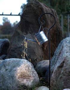 Star Trading Dew Drop Water Can Solcellsdekoration Zink 80cm