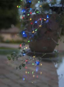 Star Trading Ljusslinga Solcell Silver Drop