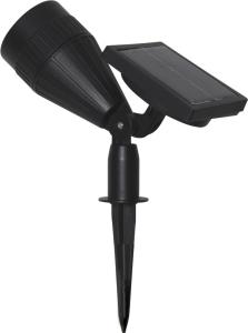 Solcellsspotlight Powerspot Svart 15cm Star Trading
