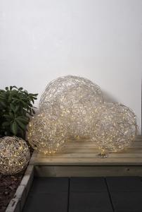 Star Trading Trassel Utomhusdekoration Silver 37,5cm