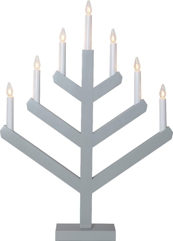 Star Trading Vinga Adventsljusstake 62cm Ljusgrå at lavanille