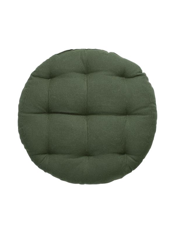 Stolsdyna Mossgrön Svanefors Louie 40cm at lavanille