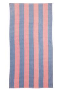 Strandhandduk Redlunds Happy Blå/Rosa 80x160cm