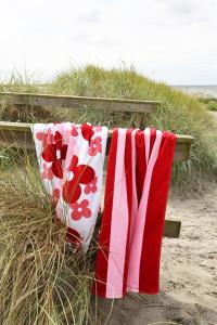 Strandhandduk Rosa Redlunds Happy 80x160cm