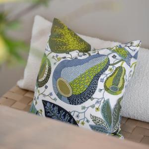 Svanefors A & E Kuddfodral 45x45cm Blå/Grön