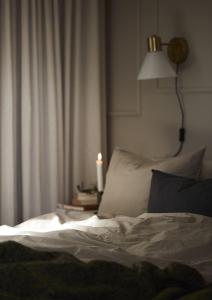 Percale Påslakanset Amie Brun 150x210cm Svanefors