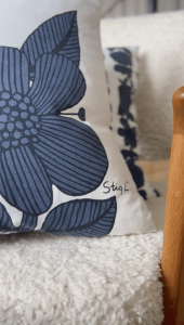 Svanefors Aster XL Kuddfodral Blå 45x45cm