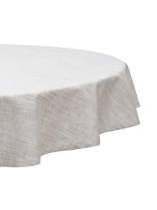 Rund Duk Sabina Natur Ø200cm Svanefors