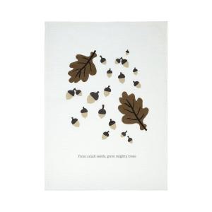 Svanefors Ekollon Kökshandduk Brun 50x70cm