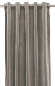 Sammetsgardin Elise Linnebeige 2-Pack 135x320cm Svanefors