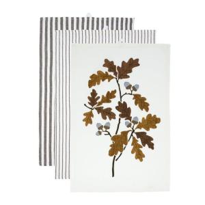 Svanefors Gaby Kökshandduk 3-Pack Brun 47x70cm