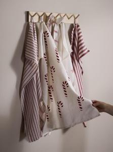 Svanefors Gaby Kökshandduk 3-Pack Röd 47x70cm