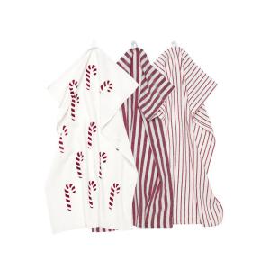 Svanefors Gaby Kökshandduk 3-Pack Röd 47x70cm