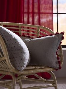 Svanefors Harriet Kuddfodral Röd 50x50cm