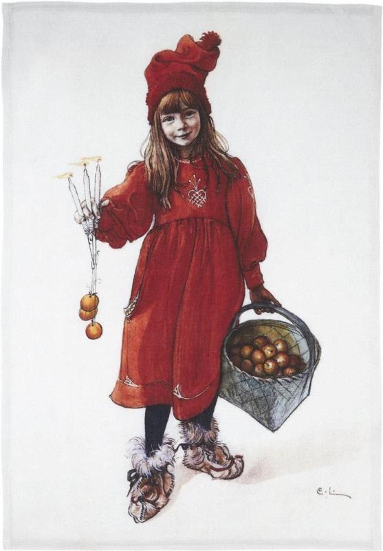 Svanefors Idun Kökshandduk 50x70cm Röd at lavanille