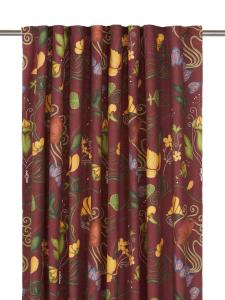 Gardinlängd Vinröd 1-Pack Svanefors José 135x240cm