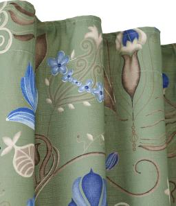 Gardinlängd Grön 1-Pack Svanefors José 135x240cm