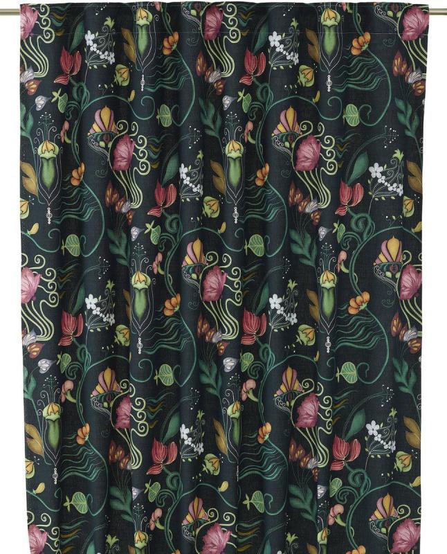 Svanefors José Gardin 1-Pack Svart 135x240cm at lavanille