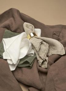 Svanefors Julie Servett Mocca 45x45cm