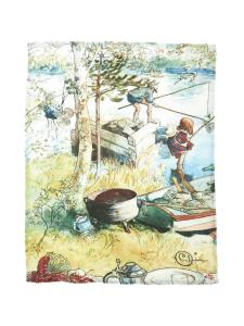 Svanefors Kräftfiske Kökshandduk Multi 50x70cm