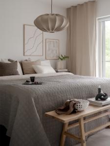 Svanefors Mavis Överkast Dubbelsäng Grå 260x260cm