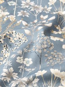 Blå Gardin 2-Pack Svanefors Wood 135x280cm