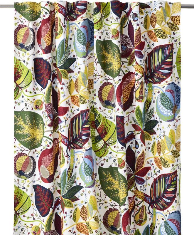 Gardin Mönstrad Multi Svanefors Adam & Eva 2-Pack 145x250cm at lavanille