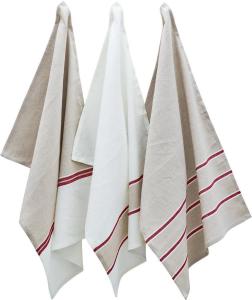 Svanefors Caisa Kökshandduk 50x70cm 3-Pack Linne