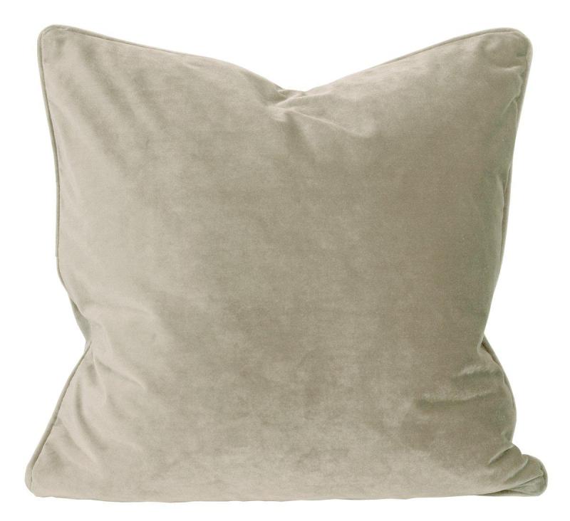 Svanefors Elise Kuddfodral Sammet 45x45cm Beige at lavanille