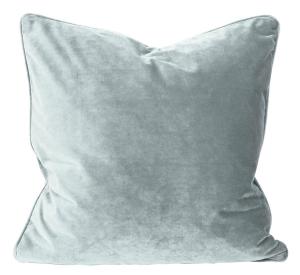 Kuddfodral Sammet Elise 45x45cm Isblå Svanefors
