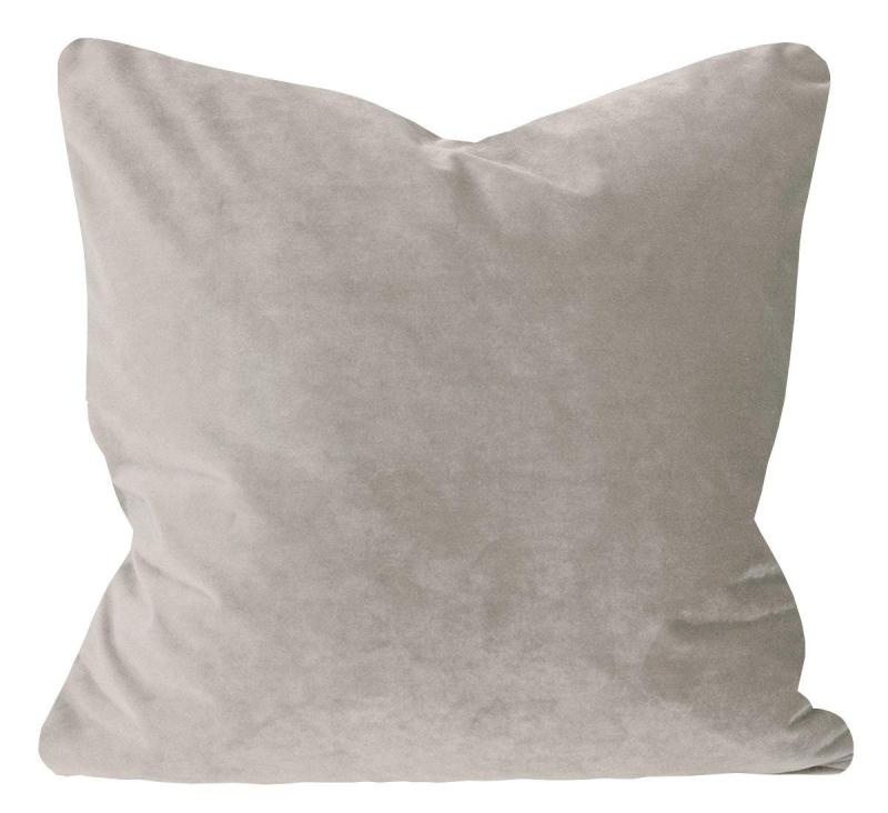Svanefors Elise Kuddfodral Sammet 60x60cm Silver at lavanille