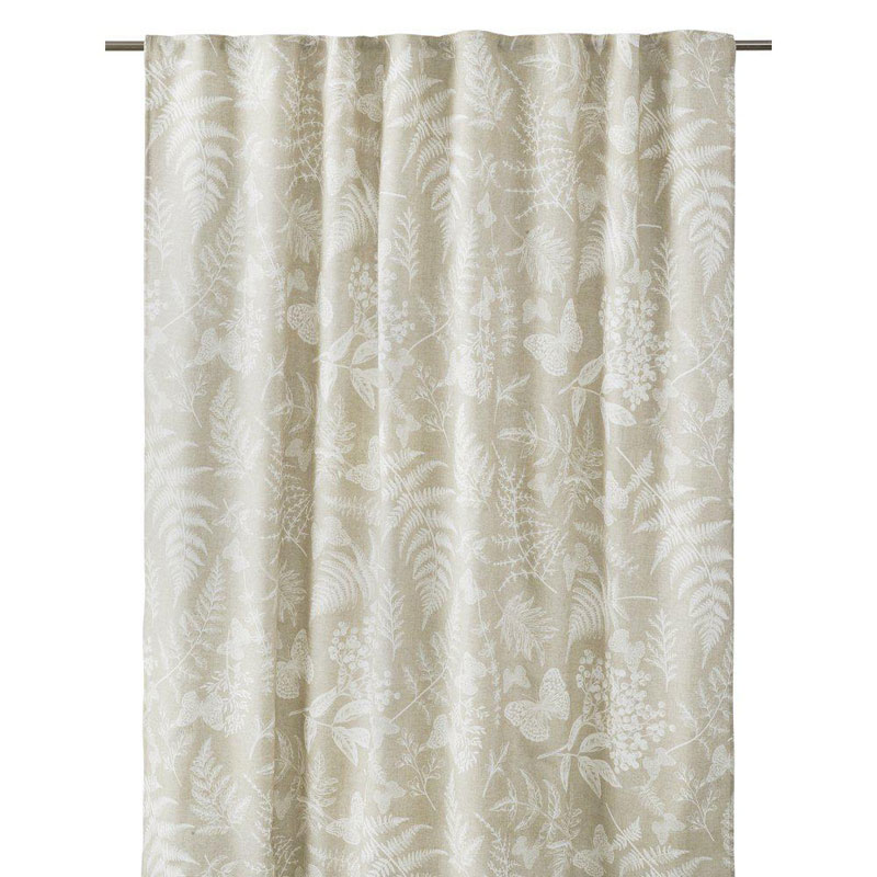 Gardin Beige Svanefors Fern 2-Pack 135x290cm at lavanille