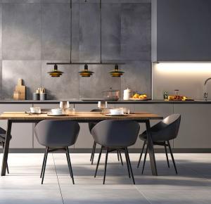 Taklampa Aneta Lighting Epsilon Svart 3L 86cm