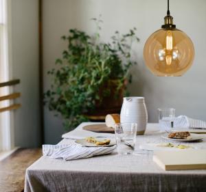 Taklampa Glas Antik/Amber Aneta Lighting Beatrice 25cm