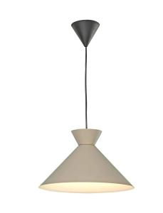 Taklampa Beige Aneta Lighting Coni 38cm