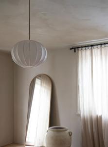 Taklampa Boll Vit Bomull 40cm Watt & Veke