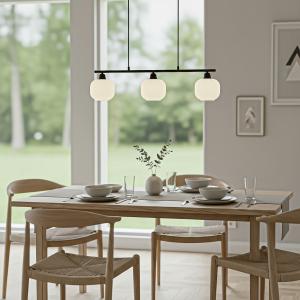 Taklampa Elin Vit/Svart 3L 81cm Aneta Lighting