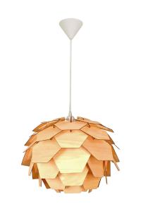 Taklampa Natur Aneta Lighting Carpatica 41cm