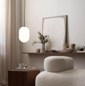 Taklampa Noor Glas Vit 18cm Watt & Veke