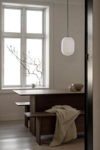 Taklampa Noor Glas Vit 24cm Watt & Veke