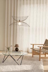 Taklampa Pendel Beige Globen Lighting Ray 70cm