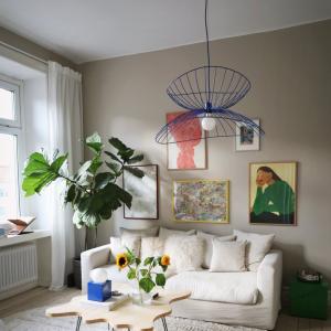 Taklampa Pendel Blå Globen Lighting Ray 70cm